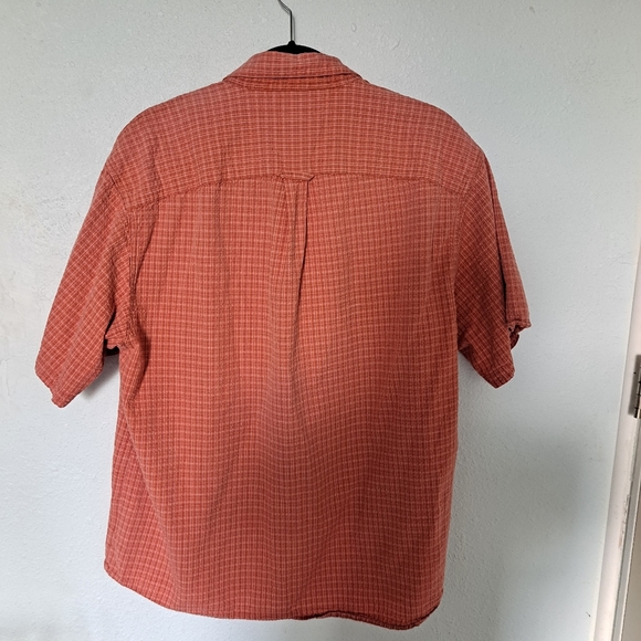 Columbia orange plaid button down shirt - Picture 6 of 6
